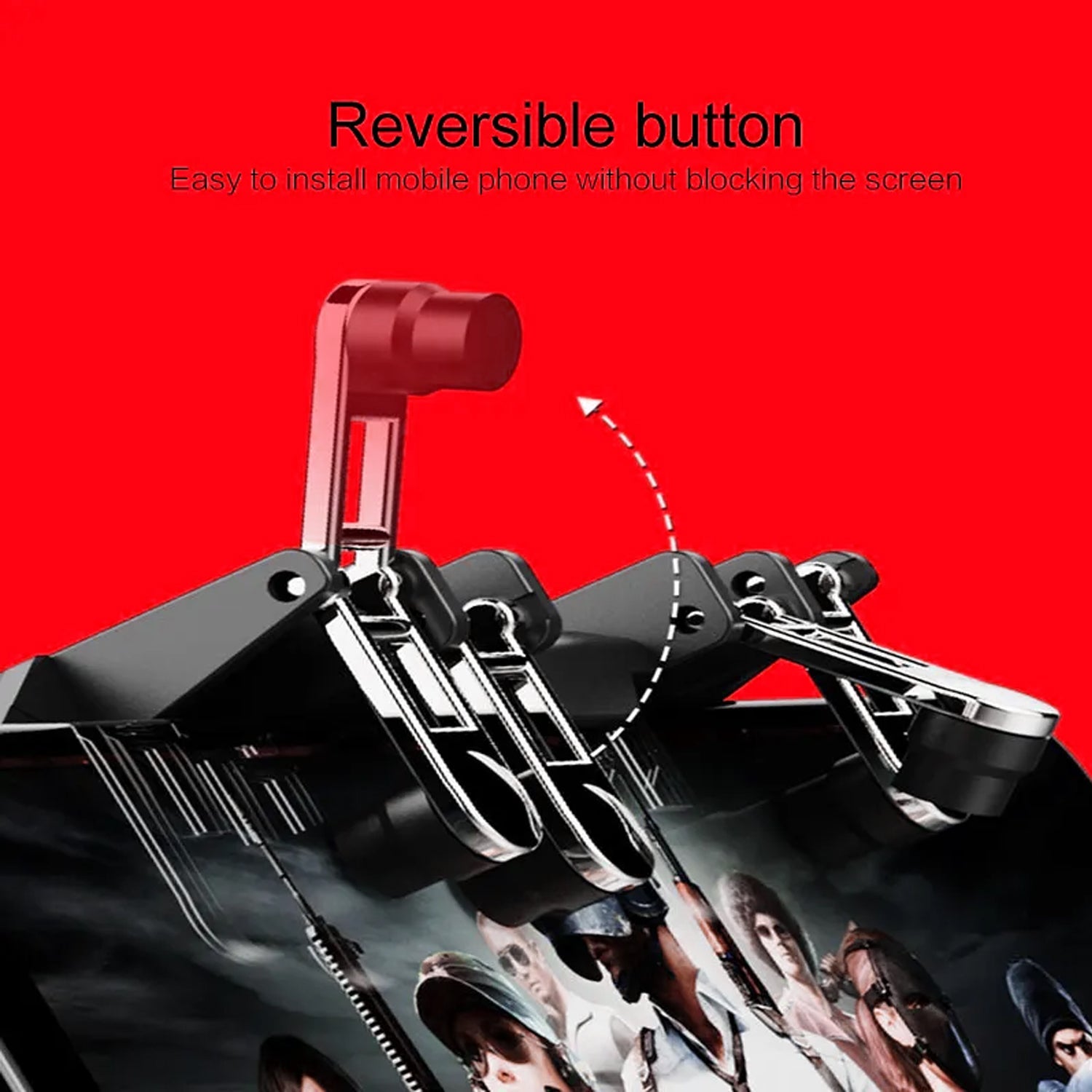 6373 Portable Mobile Game Pad Controller with 4 Triggers For All Games Use of Survival Mobile Controller DeoDap 6373 Portable Mobile Game Pad Controller with 4 Triggers For All Games Use of Survival Mobile Controller DeoDap